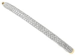18ct Gold and Diamond Bangle