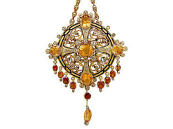 Antique Citrine Pendant