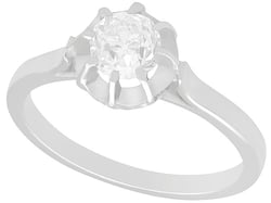 Old Cut Diamond Solitaire Ring