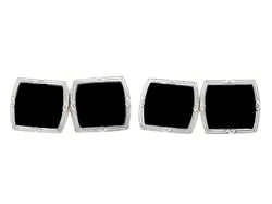Square Black Onyx Cufflinks