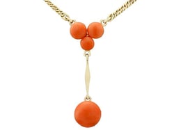 coral necklace antique for sale