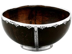 Antique Coconut Bowl