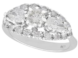 White Gold and Diamond Dress Ring