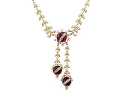 Antique Pearl and Crystal Necklace