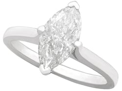Marquise Diamond Solitaire Engagement Ring