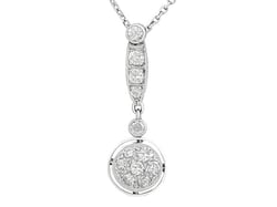 1930s Diamond and Platinum Pendant