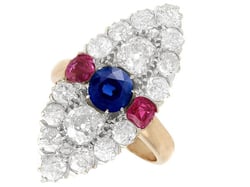 Victorian Navette Shaped Ring