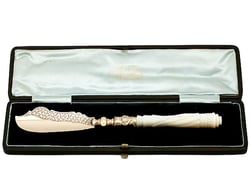 Antique Gold Butter Knife