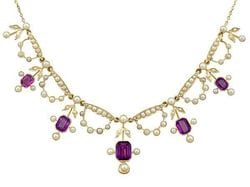 Edwardian Amethyst Necklace