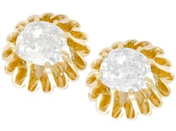 Old Cut Diamond Earrings for Sale