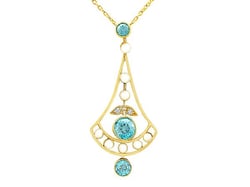 Antique Zircon Pendant