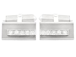 1970s diamond cufflinks