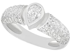 1990s Vintage Diamond Dress Ring 