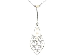 Diamond & Pearl Necklace
