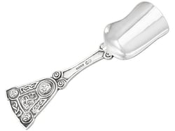 Scottish Sterling Silver Caddy Spoon