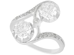 1920s Diamond Twist Engagement Ring