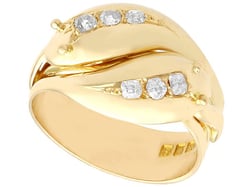 18ct Yellow Gold Snake Ring
