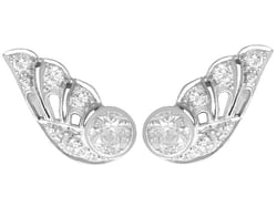 Art Deco Diamond Earrings
