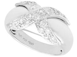 1980s Unisex Diamond Ring
