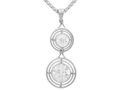 1930s Diamond Drop Pendant 