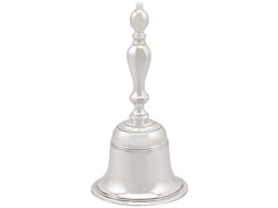 Vintage Silver Dinner Bell for Sale 