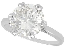 3.03 Carat VVS Diamond Ring