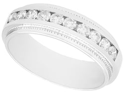 Vintage Unisex Eternity Ring for Sale