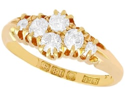 Small Diamond Dress Ring Gold