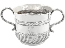 Britannia Silver Porringer