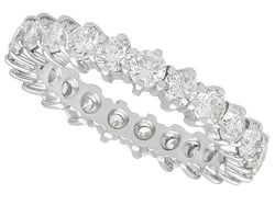 Vintage Full Diamond Eternity Ring