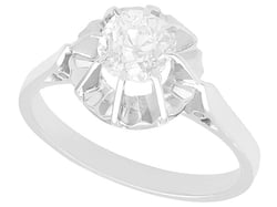 0.81 Carat Diamond Solitaire Ring