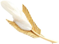 Mississippi River Pearl Brooch 