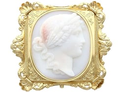 Victorian Cameo Brooch for Sale 