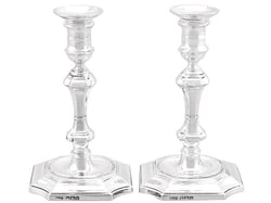 Antique Tapersticks in Silver