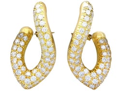 French Diamond Earrings for Sale
