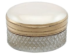 Gold and Glass Vinaigrette Box