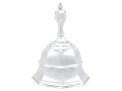 Large English Silver Table Bell