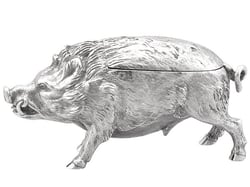 Silver Pig Vesta Case