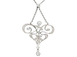 Early 20th Century Diamond Pendant