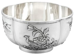 Antique Chinese Silver Bowl