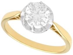 Antique 18ct Gold and Platinum Diamond Ring