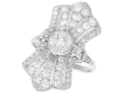 Statement Art Deco Diamond Ring