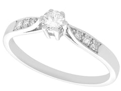 Quarter Carat Diamond Solitaire Ring
