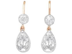 Pear Cut Diamond Earrings UK