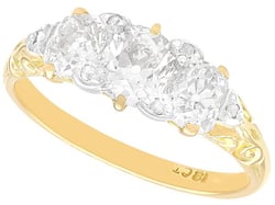 H Colour Diamond Trilogy Ring