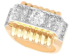 Art Deco Old European Cut Diamond Ring