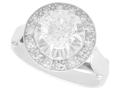 Diamond Cluster Ring Antique