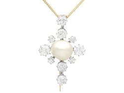 Victorian Pearl Pendant