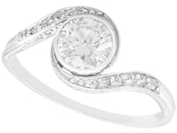 Old European Cut Diamond Engagement Ring