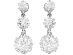 Antique Diamond Drop Earrings